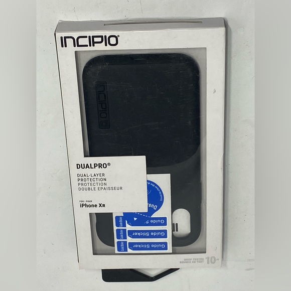 NEW IN THE BOX BLACK INCIPIO PHONE CASE FOR IPHONE XR - Picture 2 of 8